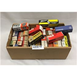 BOX LOT OF RADIO TUBES
