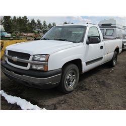 2004 CHEV SILVERADO 1500 TRUCK