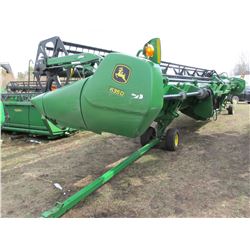 JOHN DEERE 635D - 35' HYDRA DRAPER FLOAT STRAIGHT CUT HEADER