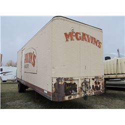 FREUEHAUF 27' SINGLE AXLE VAN BODY