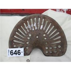 COLLECTOR TRACTOR SEAT