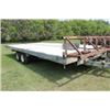 Image 1 : 12' x 24' Tandem Axle Bale Trailer (homebuilt)