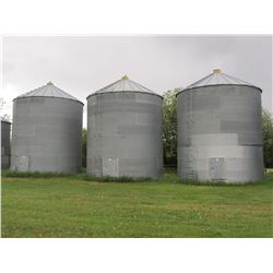 WESTEEL 19' APPROX 5000 BU 8 RING ON WOOD