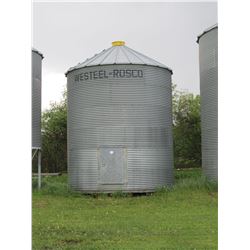 WESTEEL 14' APPROX 2000 BU 6 RING ON WOOD