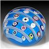 Image 2 : 43: Saint Louis 1972 Patterned Millefiori Paperweight