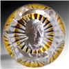Image 1 : 53: Baccarat Faceted Will Rogers Sulphide Paperweight
