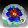 Image 1 : 74: Chinese Red And Blue Flower Paperweight