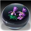 Image 2 : 147: Ken Rosenfeld 2000 Purple Iris Mini Paperweight