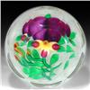 Image 1 : 220: Chinese Faceted Pansy Paperweight