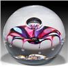 Image 1 : 227: Selkirk Glass 2000 Duo Flower Bubbles Paperweight