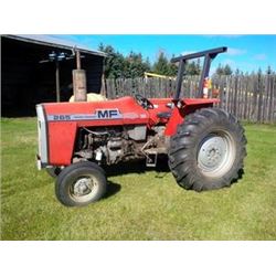 1980 Massey Ferguson 265 Utility Tractor
