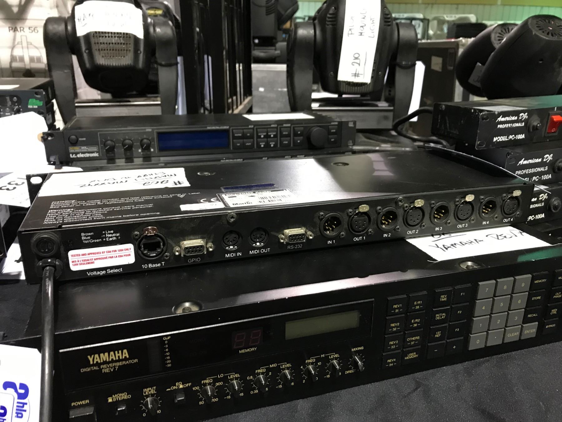 MARTIN ETHER TO DMX RACKMOUNT 4 PORT ROUTER - Able Auctions