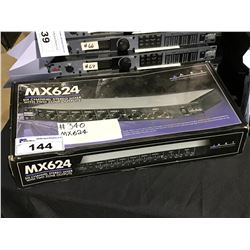 ART MX624 6 CHANNEL RACKMOUNT STEREO MIXER WITH 2 ZONE OUTPUT