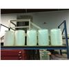 Image 1 : 5 WHITE PLASTIC  55 U.S. GALLON WATER BARRELS