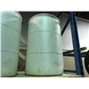 Image 2 : 5 WHITE PLASTIC  55 U.S. GALLON WATER BARRELS