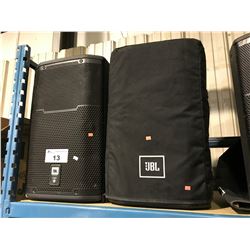 PAIR OF JBL PROFESSIONAL  PRX612M POWERED 2 WAY SPEAKER SYSTEM WITH SPEAKER COVER