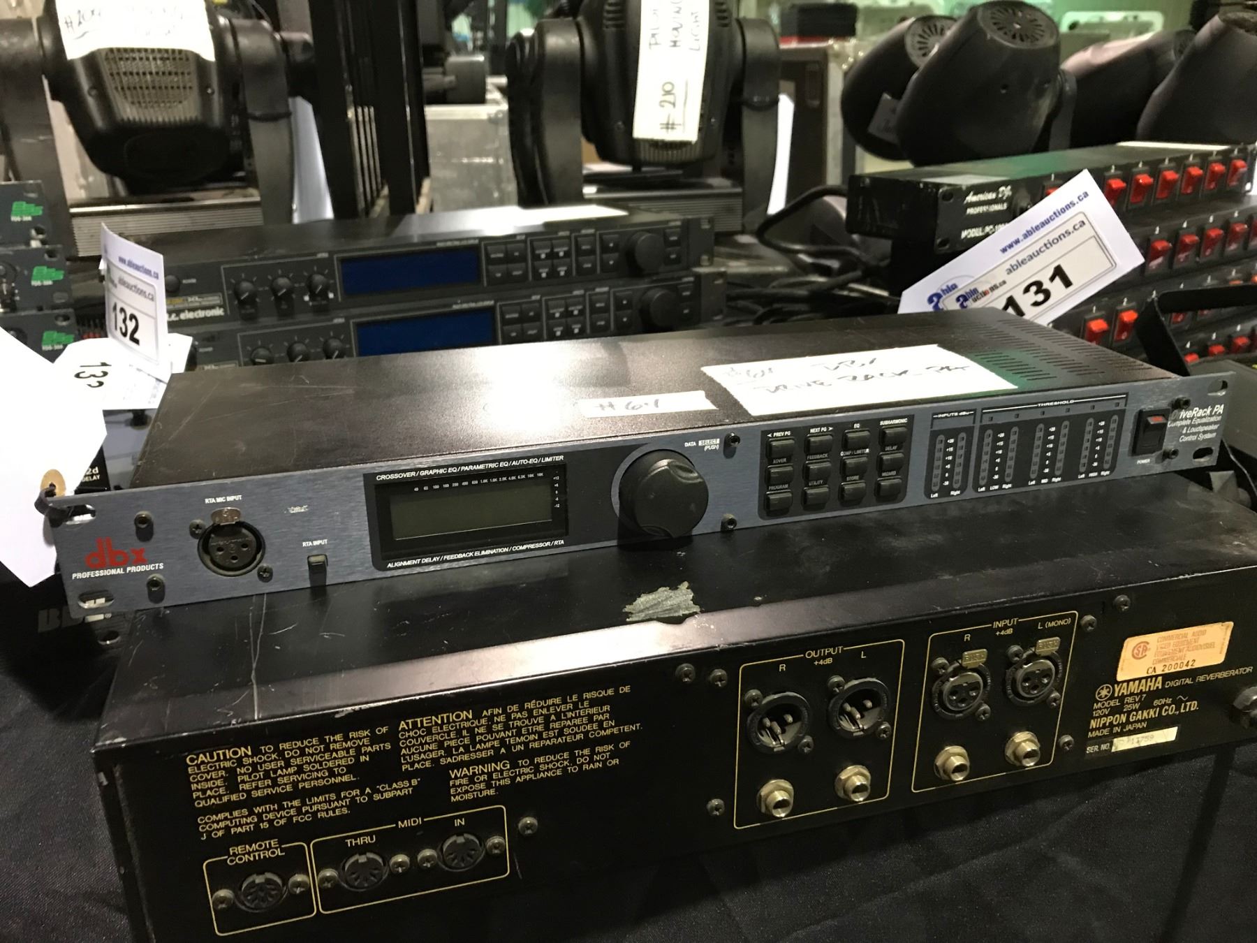 DBX PROFESSIONAL DRIVE RACK PA RACKMOUNT COMPLETE EQUALIZATION & LOUD ...