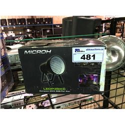 MICROH LED 38KC COMPACT DMX RGB PAR CAN