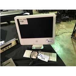 IMAC COMPUTER WITH KEYBOARD ( NO HARD DRIVE )