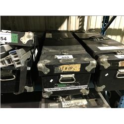 51"L X  13"D X 10"H BLACK CASE WITH DA-LITE SCREEN PARTS