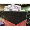 Image 2 : APPROX.280 SQ.FT OF EASY SNAP BLACK MOBILE PLASTIC DANCE FLOOR (ASSORTED BORDER EDGE)
