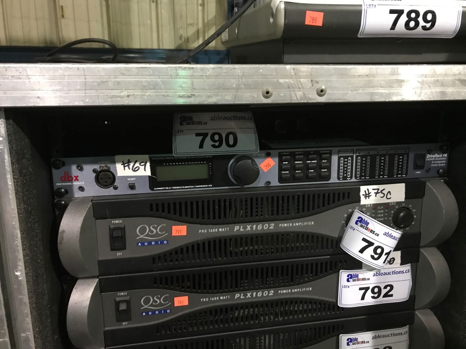 RACKMOUNT DBX DRIVERACK -PA COMPLETE EQUALIZATION , LOUDSPEAKER ...