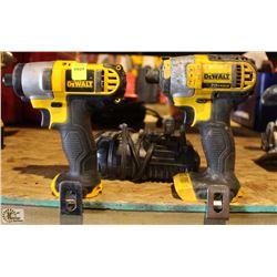2 DEWALT CORDLESS IMPACT DRIVERS