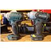 Image 1 : MAKITA 1/2" CORDLESS IMPACT WRENCH & 1/4" IMPACT