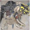 Image 1 : LOT OF 2 HARNESSES WITH TOOL POUCHES & TOOL BELT