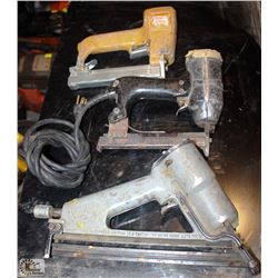 LOT OF 3 ASSORTED NAILERS