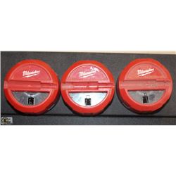 3 MILWAUKEE DRIVER BIT SET