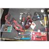 Image 1 : DRAWER CONTENTS, PNEUMATIC GRINDER,LEVELS,SAFETY