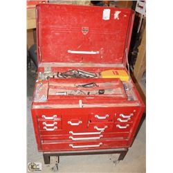 MASTERCRAFT METAL TOOL BOX ON DOLLY