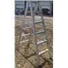 Image 1 : 6 FOOT STURDY ALUMINUM STEP LADDER