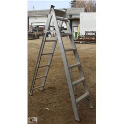 6 FOOT GLAM ALUMINUM STEP/EXTENSION LADDER