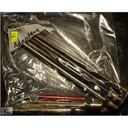 BAG OF ASSORTED SCREWDRIVING ADAPTERS