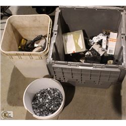 LOT OF ASSORTED ELECTRIC COMPONENTS
