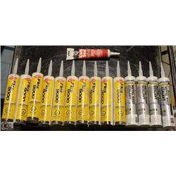 CRATE OF ASSORTED SEALANT