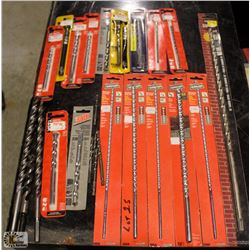 LOT OF NEW HAMMER DRILL BITS