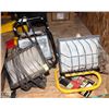 Image 1 : LOT OF 3  JOBSITE WORK LIGHT W/ EXTRA BULBS