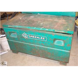 GREENLEE METAL FLIP TOP STORAGE BIN