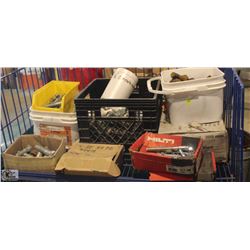 SHELF OF ASSORTED FASTENER