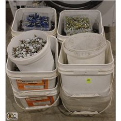 LOT OF ASSORTED MASTER GRIPPERS FASTENERS