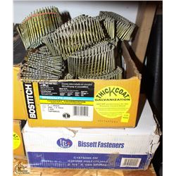 2 BOXES OF ASSORTED COIL NAILS