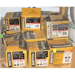 LARGE LOT OF ASSORTED BOSTITCH WIRE COLLATED