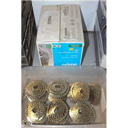 BOX OF PRIME WIRE WELD MINI COIL NAILS