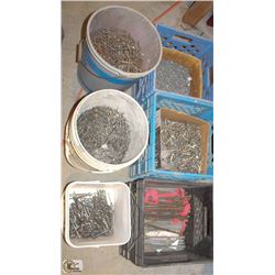 3 CRATES OF ASSORTED NAILS