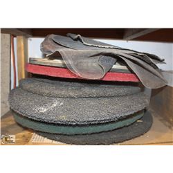 LOT OF 13 ASSORTED FLOOR STRIPS & BUFFERS