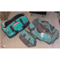 3 MAKITA CANVAS TOOL BAGS