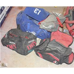 4 ASSORTED DUFFLE BAGS
